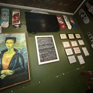 Inside the restaurant