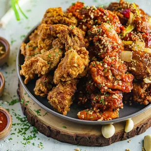 bbq wings, bbq chicken, chicken wings and fried chicken, fried chicken wings, food, chicken wings, chicken, poultry, fried chicken
