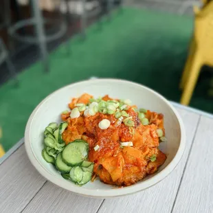 spicy pork bowl (my fave)