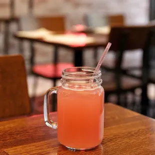 White peach mocktail