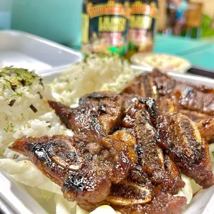 Regular size kalbi rib plate