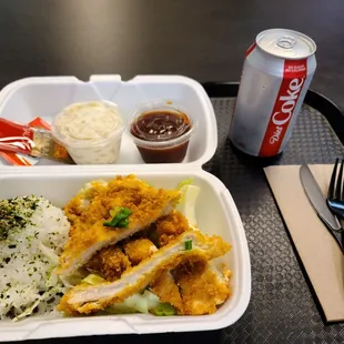 Mini Chicken Katsu plate