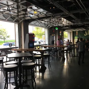the interior of a restaurant