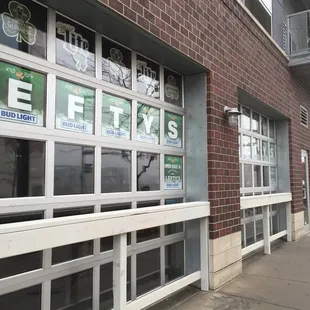 the outside of the store