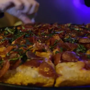 Tavern Pepperoni with garlic and basil