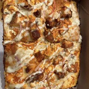 pizza, food