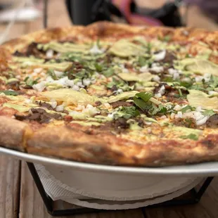Al pastor pizza