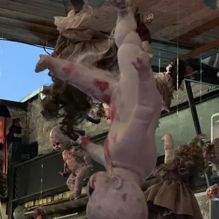Hanging dolls