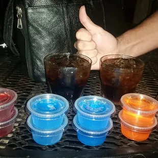 $1 jello shots with couple of drinks!