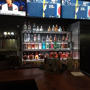 Nice tvs and nice drinks
