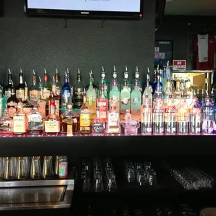 Decent bottle selection.