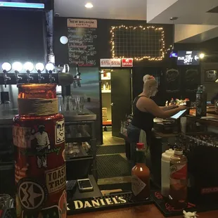 Craft beer on tap and ice cold