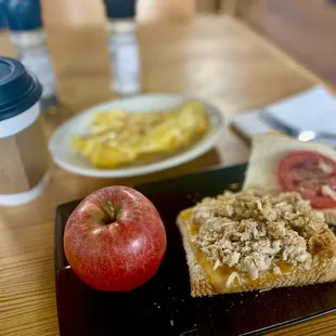Chesapeake Bay Crab Grilled Cheese Sandwich (Reg) &amp; Eggs