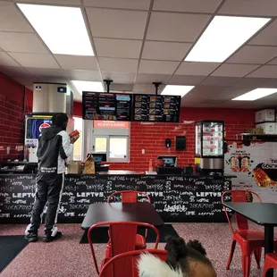 sushi and sashimi, interior
