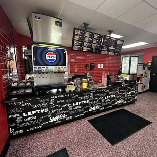 Interior/ordering area
