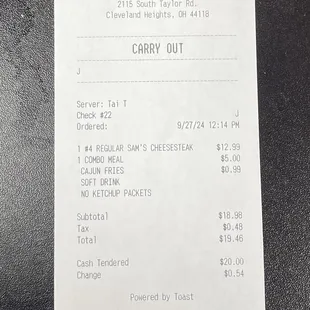 $1 upcharge for Cajun seasoning?
