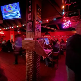 the interior of the restaurant