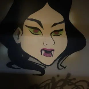 SoMe of the amazing graffiti in the ladies bathroom