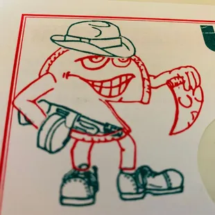 a drawing of a baseball player