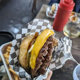 American Classic Double Burger