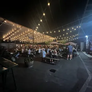 Outside seating