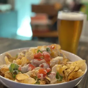 Kitchen reopened in February. Shown: Loaded kettle chips