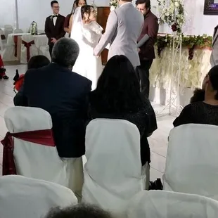 Ceremony in the ballroom