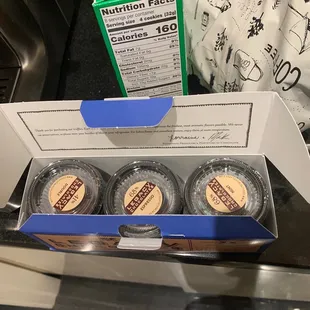 Box of individual assorted chocolates