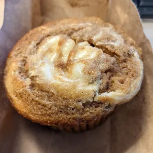 Chai cream cheese muffin