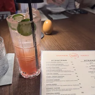 oysters and mussels, drink