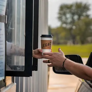 Convenient and amazing coffee.. drive thru!