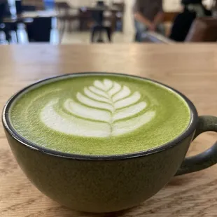 Matcha tea latte is D-LISH!