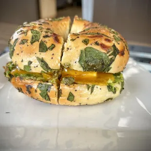 a sandwich on a plate