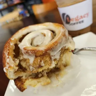 Cinnamon roll at 4:30 in the afternoon just because :-)