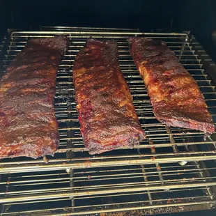 ribs on the grill