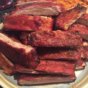 ribs, food, bbq ribs
