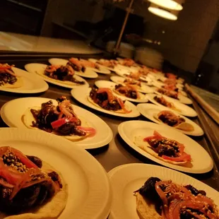 Catering: Vegan Mushroom Tacos