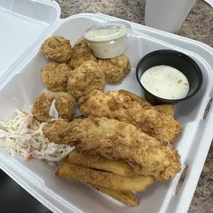 My to-go box was full!