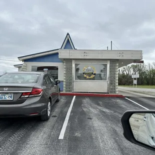 Old diner style building