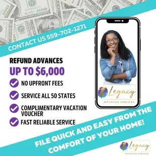 Get $50 off tax preparation with Legacy https://bit.ly/3y1o6Aa