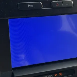 Frozen screen