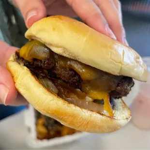 Teri Burger (it&apos;s a pretty thick patty). Really tasty!