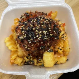 volcano fries.
