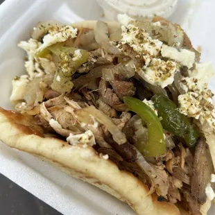 Chicken Gyro Supreme.  After a few bites lol