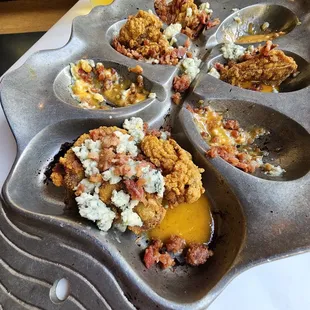 Voodoo style oysters.