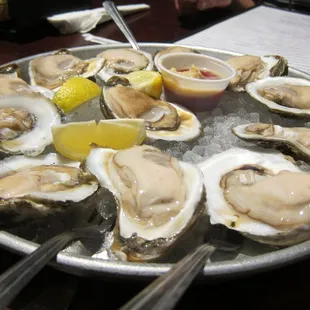 Raw Oysters Available