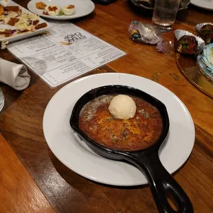 Skillet Crawfish Cornbread