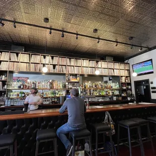 Love the LPs storage display look