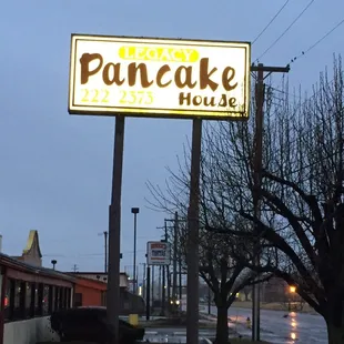 pancake house sign