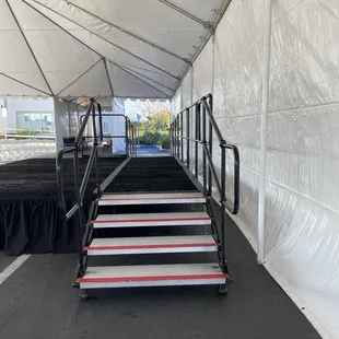 Stage steps